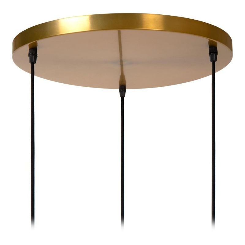 Lucide BINA - Závesné svietidlo - Ø 40 cm - 3xE27 - Biele